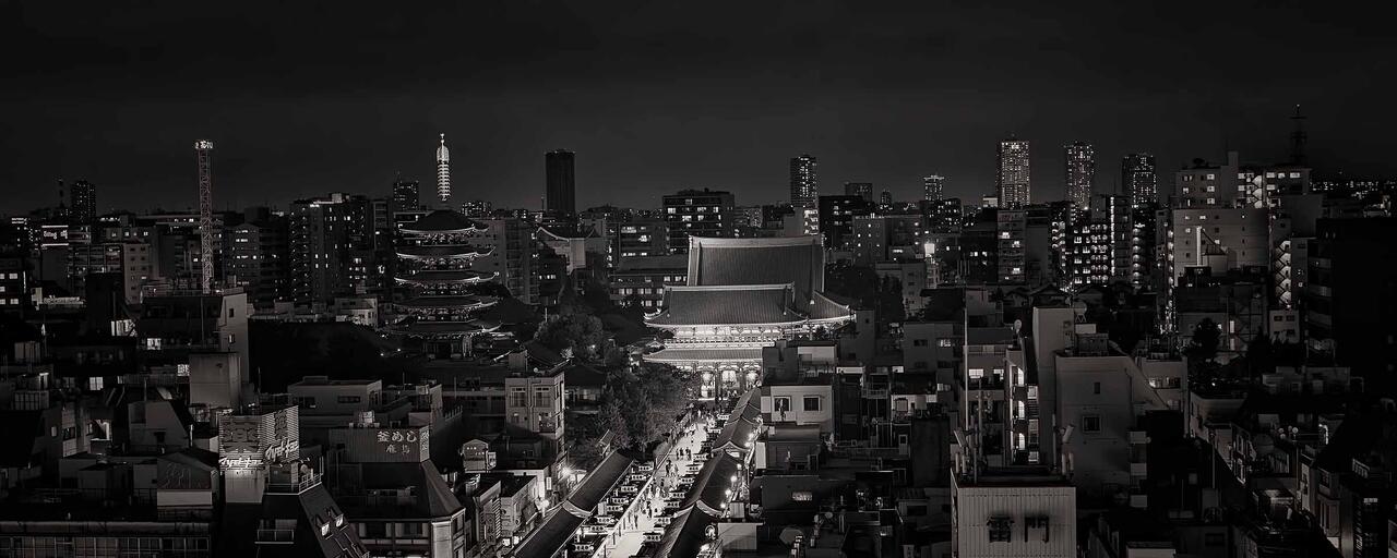 Between Towers and Time print